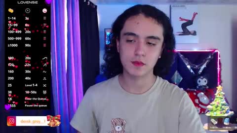 Snapshot of derek_grey1 chatting on December 5, 7:07 pm Derek independent online show from December 5, 7:07 pm