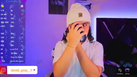 derek grey online show from April 13, 8:20 pm