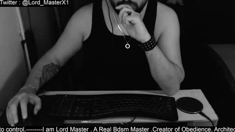 lord_masterx online show from April 7, 8:20 pm