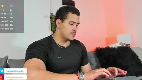 Snapshot of lucasanto_ chatting on January 31, 6:35 am LUCA SANTOS online show from January 31, 6:35 am