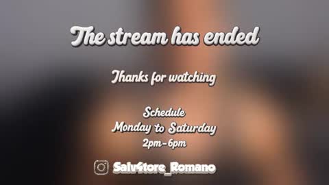 Salvatore online show from July 1, 2:56 am
