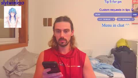 Snapshot of slytwink20 chatting on October 5, 8:13 pm slytwink20 online show from October 5, 8:13 pm