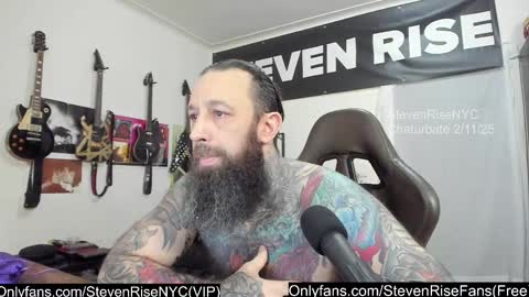 Snapshot of stevenrisenyc chatting on February 12, 2:45 am StevenRiseNYC online show from February 12, 2:45 am