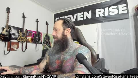 Snapshot of stevenrisenyc chatting on December 23, 1:56 pm StevenRiseNYC online show from December 23, 1:56 pm