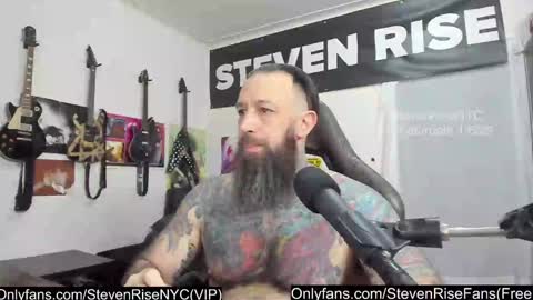 Snapshot of stevenrisenyc chatting on January 7, 12:37 pm StevenRiseNYC online show from January 7, 12:37 pm