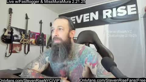Snapshot of stevenrisenyc chatting on February 19, 1:06 pm StevenRiseNYC online show from February 19, 1:06 pm