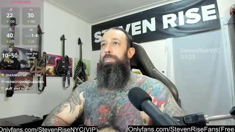 Snapshot of stevenrisenyc chatting on March 2, 1:26 am StevenRiseNYC online show from March 2, 1:26 am