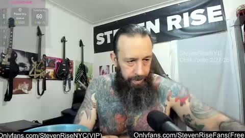 Snapshot of stevenrisenyc chatting on February 28, 1:15 am StevenRiseNYC online show from February 28, 1:15 am