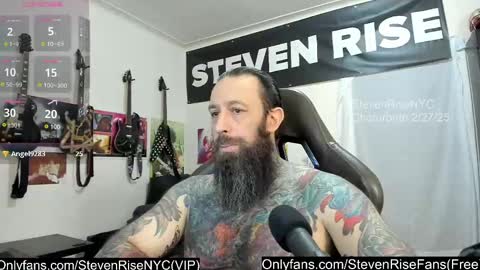 Snapshot of stevenrisenyc chatting on February 27, 2:00 pm StevenRiseNYC online show from February 27, 2:00 pm