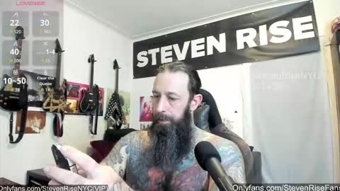 StevenRiseNYC online show from March 13, 1:52 pm