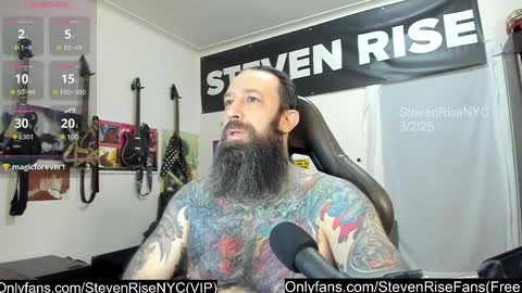Snapshot of stevenrisenyc chatting on March 2, 1:09 pm StevenRiseNYC online show from March 2, 1:09 pm