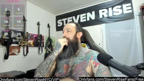 Snapshot of stevenrisenyc chatting on March 3, 1:04 pm StevenRiseNYC online show from March 3, 1:04 pm