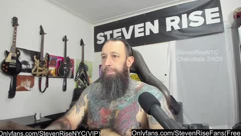 Snapshot of stevenrisenyc chatting on February 4, 2:21 pm StevenRiseNYC online show from February 4, 2:21 pm