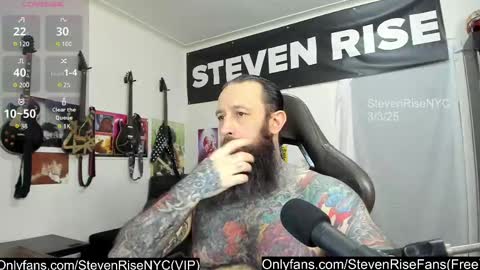 Snapshot of stevenrisenyc chatting on March 4, 3:55 am StevenRiseNYC online show from March 4, 3:55 am