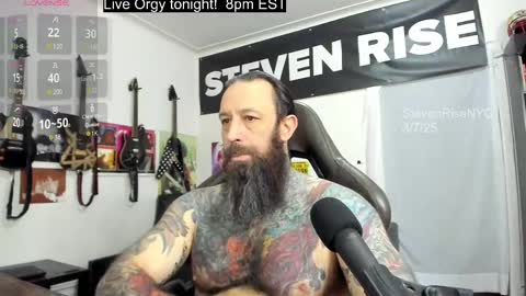 Snapshot of stevenrisenyc chatting on March 7, 2:45 pm StevenRiseNYC online show from March 7, 2:45 pm