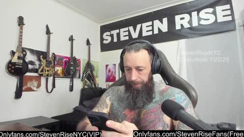 Snapshot of stevenrisenyc chatting on January 25, 6:24 pm StevenRiseNYC online show from January 25, 6:24 pm