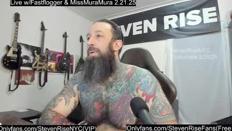 Snapshot of stevenrisenyc chatting on February 20, 2:13 pm StevenRiseNYC online show from February 20, 2:13 pm