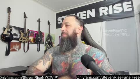 Snapshot of stevenrisenyc chatting on January 8, 1:41 pm StevenRiseNYC online show from January 8, 1:41 pm
