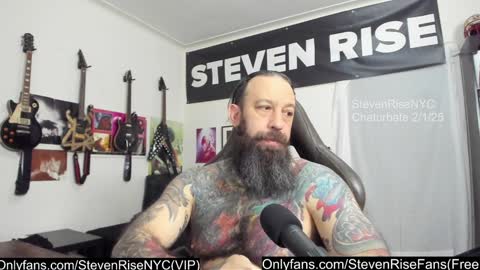 Snapshot of stevenrisenyc chatting on February 2, 2:56 pm StevenRiseNYC online show from February 2, 2:56 pm