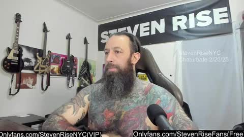 Snapshot of stevenrisenyc chatting on February 21, 2:59 pm StevenRiseNYC online show from February 21, 2:59 pm