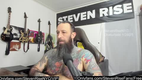 Snapshot of stevenrisenyc chatting on January 29, 2:00 pm StevenRiseNYC online show from January 29, 2:00 pm