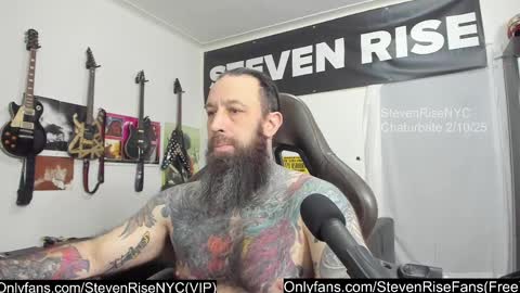 Snapshot of stevenrisenyc chatting on February 11, 1:20 pm StevenRiseNYC online show from February 11, 1:20 pm