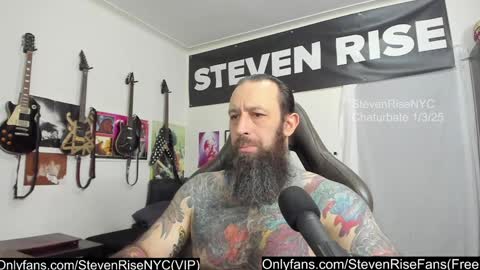 Snapshot of stevenrisenyc chatting on January 3, 10:51 pm StevenRiseNYC online show from January 3, 10:51 pm