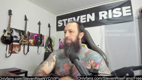 Snapshot of stevenrisenyc chatting on December 28, 1:08 pm StevenRiseNYC online show from December 28, 1:08 pm