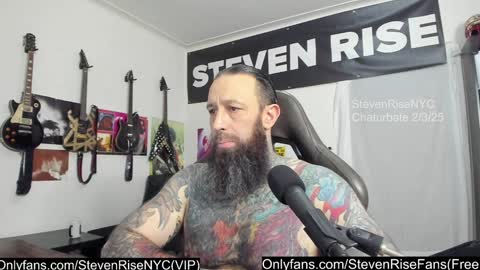 Snapshot of stevenrisenyc chatting on February 4, 4:16 am StevenRiseNYC online show from February 4, 4:16 am
