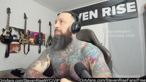 Snapshot of stevenrisenyc chatting on January 9, 1:24 pm StevenRiseNYC online show from January 9, 1:24 pm