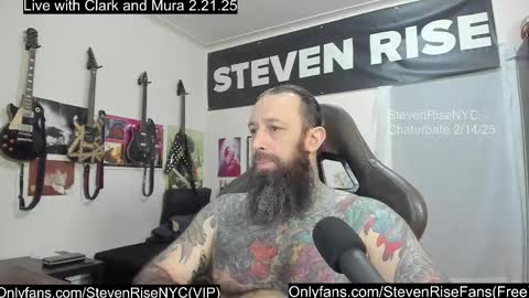 Snapshot of stevenrisenyc chatting on February 15, 12:27 am StevenRiseNYC online show from February 15, 12:27 am
