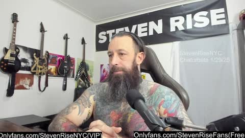 Snapshot of stevenrisenyc chatting on January 30, 4:24 pm StevenRiseNYC online show from January 30, 4:24 pm