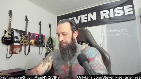 Snapshot of stevenrisenyc chatting on January 4, 12:38 pm StevenRiseNYC online show from January 4, 12:38 pm