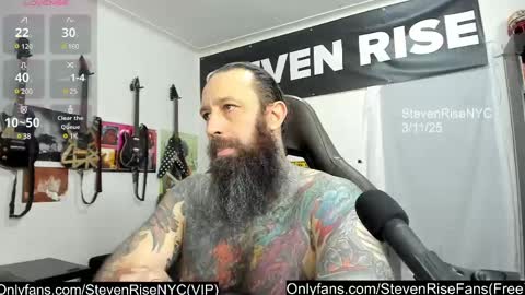 Snapshot of stevenrisenyc chatting on March 12, 2:41 am StevenRiseNYC online show from March 12, 2:41 am