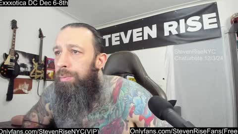 Snapshot of stevenrisenyc chatting on December 4, 2:09 am StevenRiseNYC online show from December 4, 2:09 am