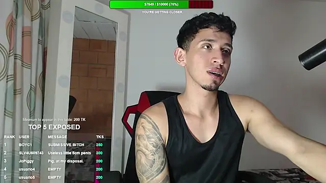 stevenSEX123 online show from July 14, 2:16 am