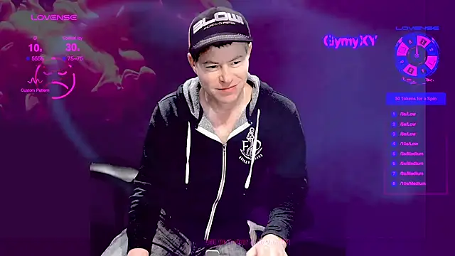 Snapshot of GymyXY chatting on February 25, 8:14 am GymyXY online show from February 25, 8:14 am
