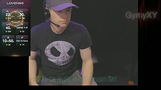 Snapshot of GymyXY chatting on January 27, 5:47 am GymyXY online show from January 27, 5:47 am