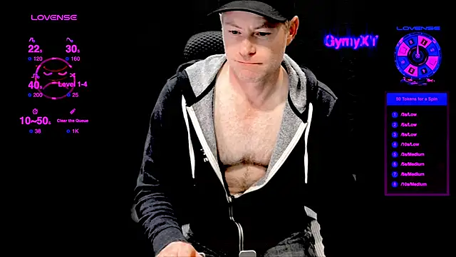 Snapshot of GymyXY chatting on February 26, 9:21 am GymyXY online show from February 26, 9:21 am