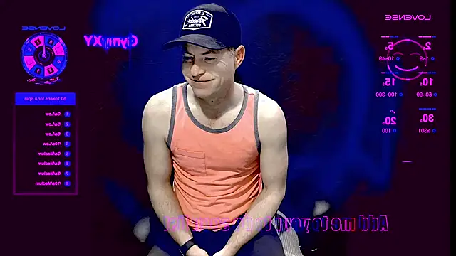 Snapshot of GymyXY chatting on February 24, 7:33 am GymyXY online show from February 24, 7:33 am