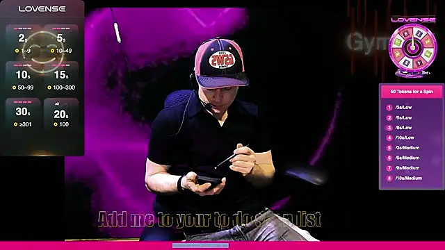 Snapshot of GymyXY chatting on February 8, 8:42 am GymyXY online show from February 8, 8:42 am