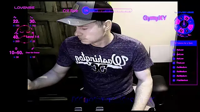 Snapshot of GymyXY chatting on March 2, 7:21 am GymyXY online show from March 2, 7:21 am
