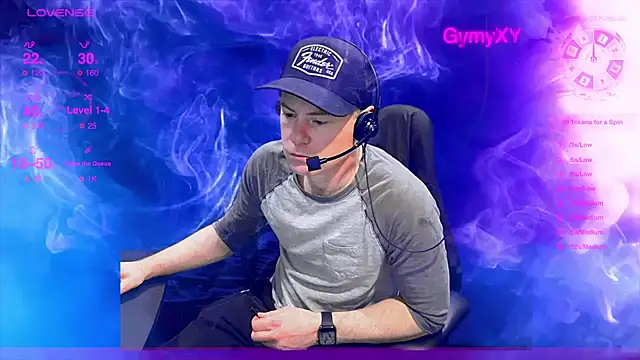Snapshot of GymyXY chatting on February 12, 6:08 am GymyXY online show from February 12, 6:08 am