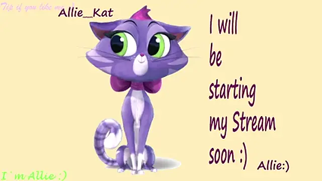 Allie Kat online show from March 14, 2:57 pm
