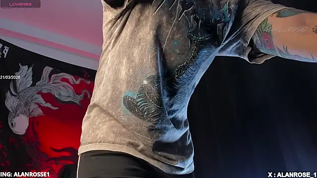 AlanRose01 online show from March 21, 5:17 pm