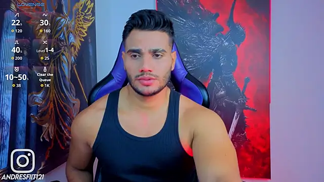 AndresRodriguez1 online show from July 11, 12:12 am