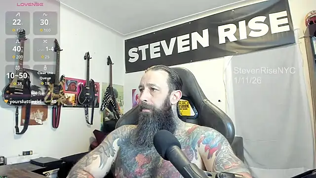 StevenRiseNYC online show from January 12, 2:15 am